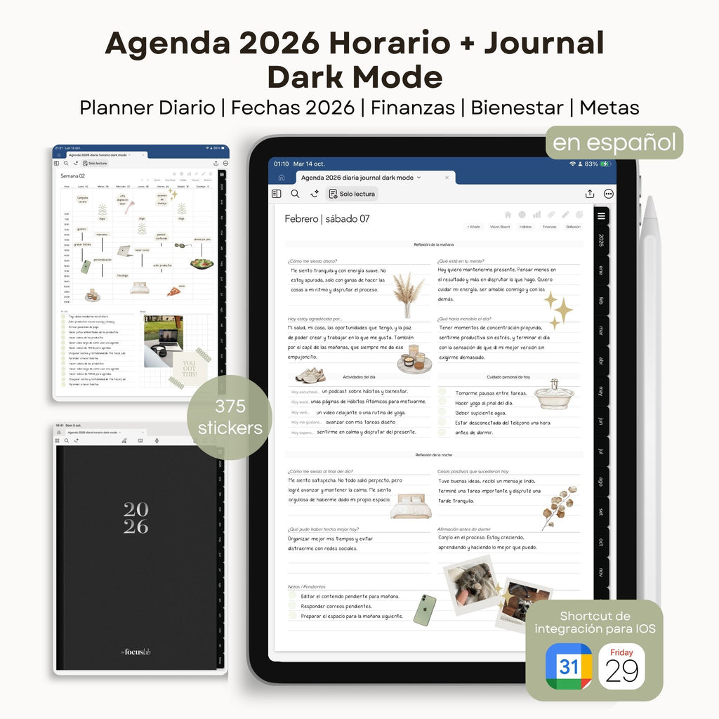 Agenda Digital Dark Mode 2026 Diaria