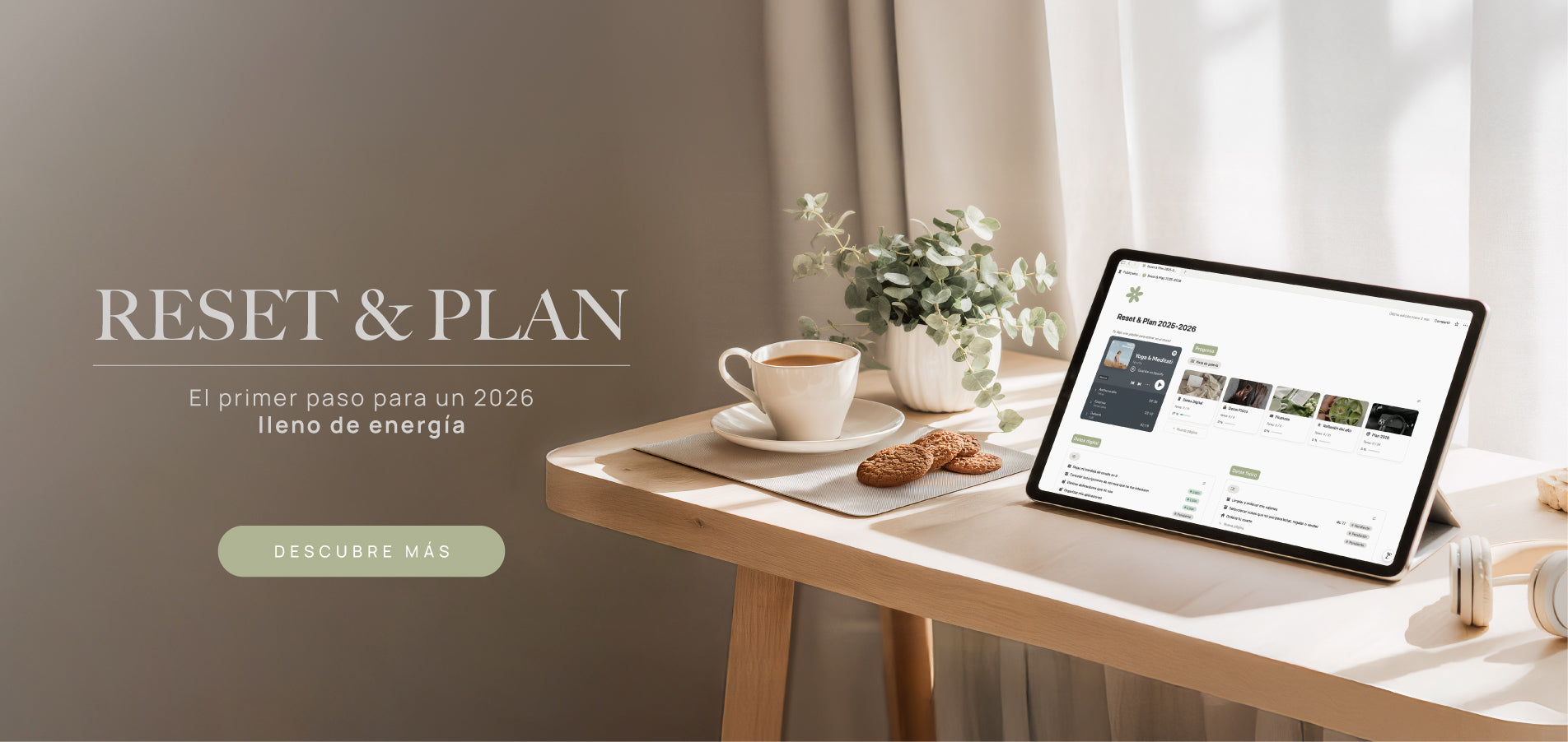 Colección Reset & Plan The Focus Lab