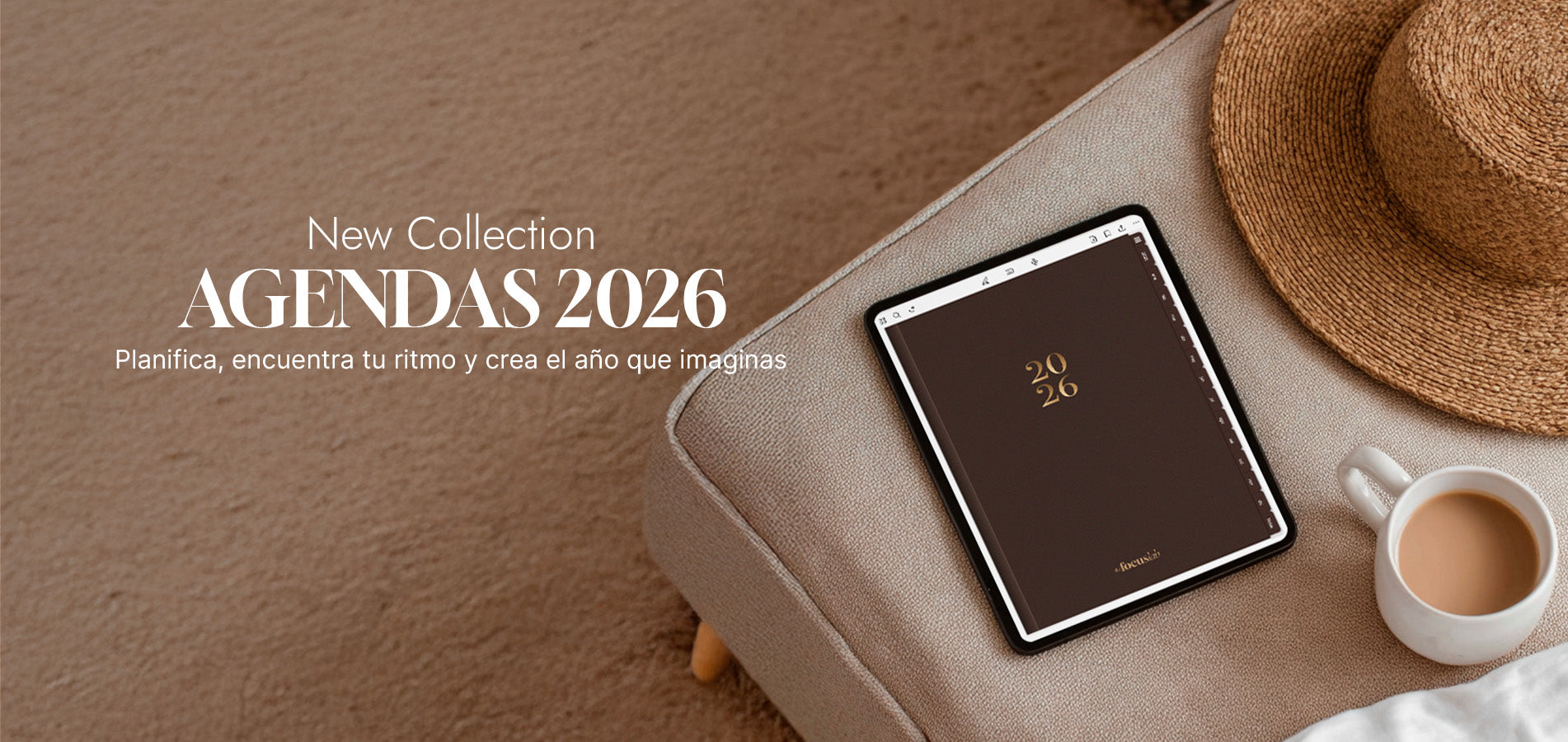 Nueva colección de agendas digitales 2026 the focus lab para planificar, para ipad y tablet